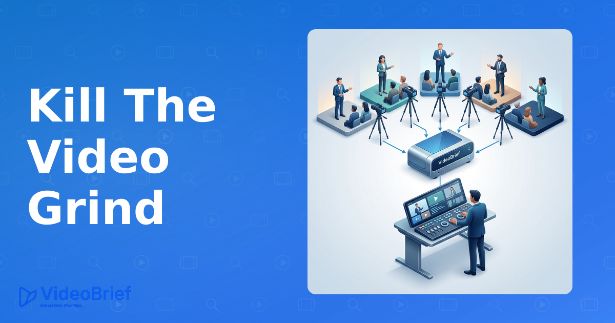 Event Producers: Instantly Eliminate Hours of Video Work